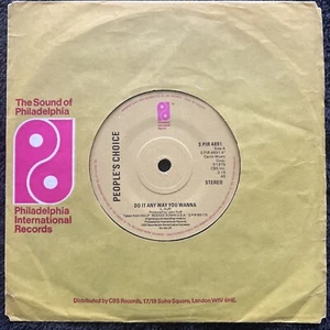 People's Choice – Do It Any Way You Wanna 7'' Vinyl 1975 CLEANED/TESTED EX VIDEO - Picture 1 of 6