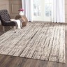 AURA WOODGRAIN BEIGE GREY MODERN FLOOR RUG (L) 200x290cm **FREE DELIVERY**