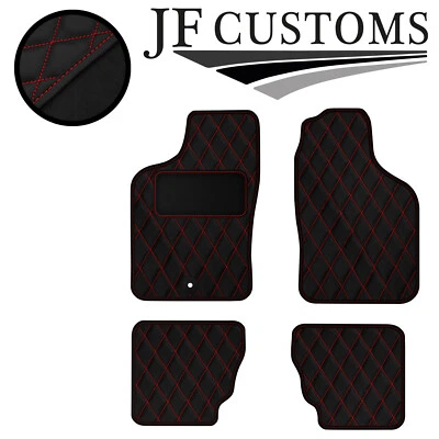 VINILO DIAMANTE ROJO 4X ALFOMBRAS A MEDIDA PARA SAAB 900 CONVERTIBLE 94-98 JF1 Foto 1 de 4