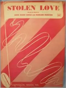 Vintage Sheet Music Stolen Love 1951 Voice Guitar Piano - Picture 1 of 2