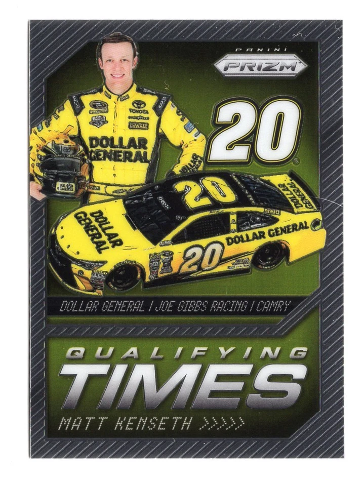  2016 Panini Prizm Qualifying Times #5 Matt Kenseth - Image 1 of 1
