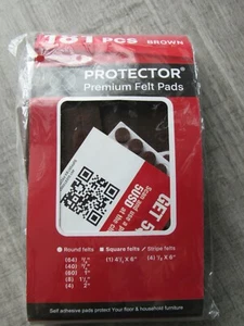 X-Protector Premium Almohadillas de Muebles de Fieltro Protectores de Piso MARRÓN 181 Talla Múltiple - Imagen 1 de 4