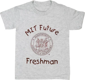 MIT Kids Future Freshman T-Shirt, Massachusetts Institute Of Tech Licensed USA - Picture 1 of 8
