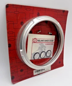 ROLAND SANDS RSD 7" VINTAGE NATURAL HEADLIGHT BEZEL TOURING FL HARLEY USA - Picture 1 of 5