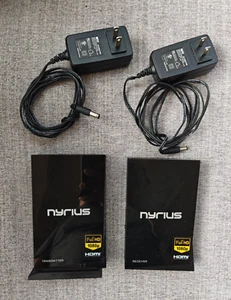 NYRIUS NAVS500 Digital Wireless IR Cable Transmitter & Receiver w/Power Adapters - Picture 1 of 4