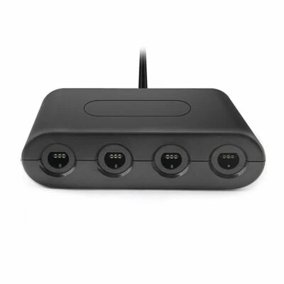 4 Port GameCube Controller Adapter for Nintendo Switch Wii U PC Super Smash Bros - Image 1 of 3