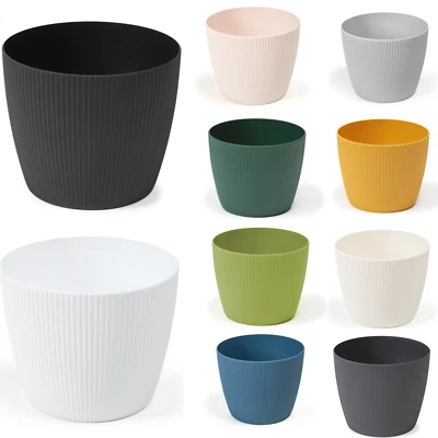 Blumentopf Übertopf Rund – 7 Größen, 10 Farben – Modern & Dekorativ - Bild 1 von 4