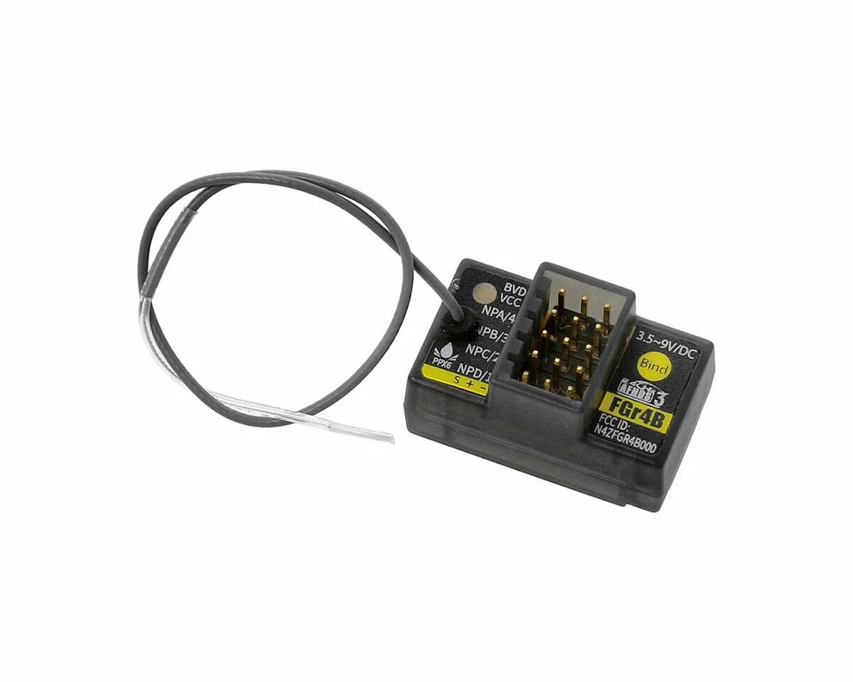 Flysky FGr4B Empfänger FS010 4-Kanal 2 4GHz AFHDS3 f. PL18 Paladin EV NB4 ect