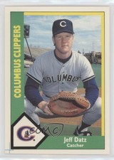 1990 CMC AAA Columbus Clippers Green Backs Jeff Datz #19