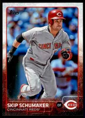 2015 Topps Series 2 Rainbow Foil Skip Schumaker #633 Cincinnati Reds - Image 1 of 2