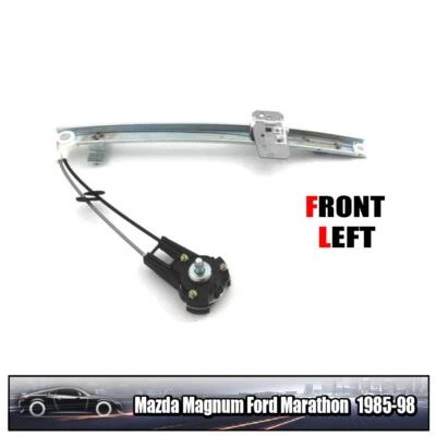 Front Electric Window Regulator WO Motor LH For Mazda B2200 Ford Courier 85-98 - Image 1 of 4