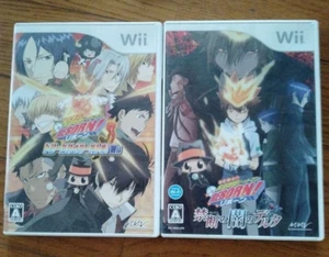 Katekyoo Hitman Reborn! Kindan no Yami no Delta & Dream Hyper Battle set Wii JP - Picture 1 of 2
