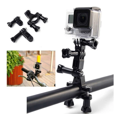 Supporto manubrio bici bicicletta moto motocicletta per GoPro Hero 5 4 3+ 3 2 - Immagine 1 di 4