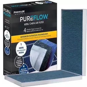Cabin Air Filter-PureFlow HEPA Premium Guard PC99607HX fits 16-23 Tesla X - Picture 1 of 8