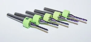 (5) 1/16" (.0625") REBABAS DE ROUTER DE CARBURO CORTE DIAMANTE, DP Kyocera 4100.0625.315D - Imagen 1 de 2