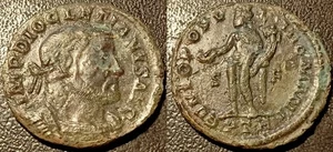 Dioclétien - grand follis Genio Populi Romani, Trèves PTR 303/5 AD, RCV#12763 - Picture 1 of 1