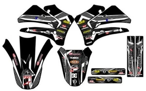 2000-2007 TTR 125 PODIUM Black Senge Graphics Kit Compatible with Yamaha - Picture 1 of 10