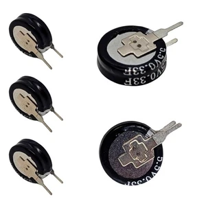 5x Supercap 0,33F 5,5V V-Type | direkt einsetzbarer EDLC, hohe Kapazität | 5,5V  - Picture 1 of 6