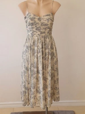 Asos size 8 UK events midi dress in green grey - image 1 of 4