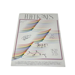 Fleet Foxes Shore Tour 2023 Ltd Edition Signed Autographed Poster Indie Rare - Picture 1 of 9