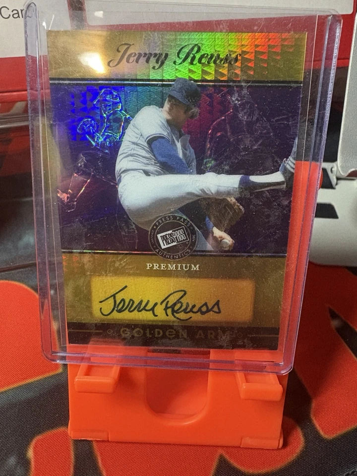 2024 Leaf Press Pass Premium Brazo Dorado Jerry Reuss #G-JR1 Prisma Púrpura/5 (AU) Foto 1 de 3