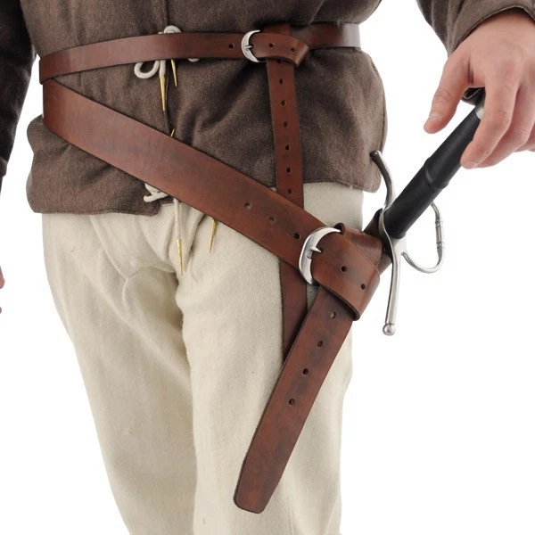 CINTURÓN ESPADA RANA RENACIMIENTO MEDIEVAL SIGLO XIII LARP LH Nuevo Foto 1 de 1