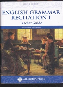 Englische Grammatik Rezitation I, Lehrerhandbuch 2d StapleBound 2023 Memoria Press VG - Bild 1 von 4