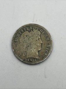 1911-P Barber Dime - Picture 1 of 2