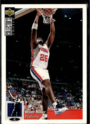 1994 Collector's Choice Oliver Miller Detroit Pistons #293 - Image 1 of 2