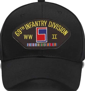 69TH INFANTRY DIVISION WW II*EMBROIDERED CAP/HAT ARMY OFFICIALLY LICENSED - Picture 1 of 3