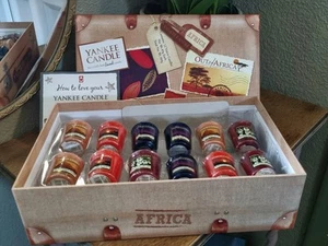 New Rare Yankee Candle Out Of Africa 12 x Votive Candles - Picture 1 of 6