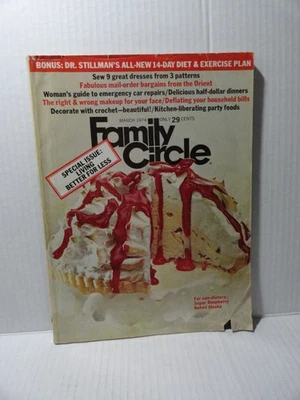 FAMILY CIRCLE MAGAZINE - MARCH 1974 - SPECIAL ISSUE LIVING BETTER FOR LESS - Image 1 of 2
