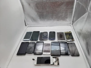 Broken/ Not Working Cell Phone Lot Iphone, Sam, LG, Huawei HTC - Zdjęcie 1 z 3