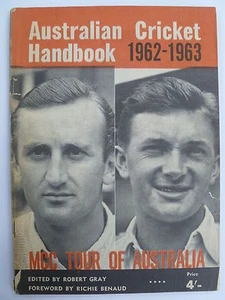 1962-1963 AUSTRALIAN CRICKET HANDBOOK / MCC TOUR OF AUSTRALIA     - Bild 1 von 1