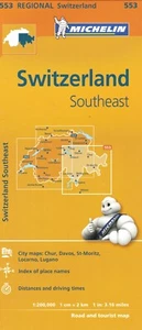 Switzerland Southeast Travel Map by Michelin (2016) (BRAND NEW) - Picture 1 of 1