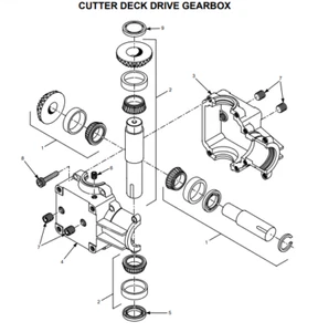 Kit de reconstrucción de caja de cambios Scag genuino OEM, incluye rodamientos, sellos y tapa final - Imagen 1 de 5