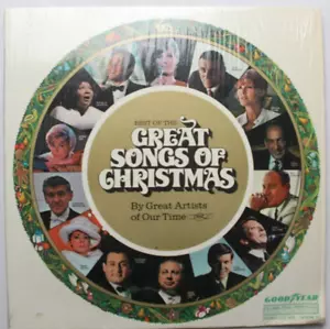 GREAT SONGS OF CHRISTMAS GOODYEAR VARIOUS LP 12" VINYL RECORD *QUICK SHIP* - Picture 1 of 2