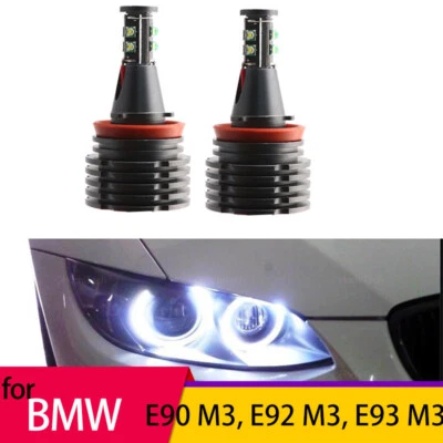 2x LED Angel Eyes Marker Light Bulb For BMW 3 Series E90 E92 E93 M3 2008-2010  - Image 1 of 4