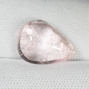 3.70 cts Best Color Pink Sade Natural Morganite - Pear Cab..!!!!! - Picture 1 of 2