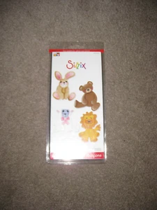 2 New Sizzix 4 Dies/ Stuffed Animal Set and Sizzlits Build a Flower - Picture 1 of 2