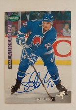 1994-95 Parkhurst #SE142 In Person Auto Janne Laukkanen Quebec Nordiques