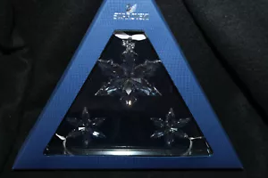 SWAROVSKI Vacaciones 2015 Gran COPO DE NIEVE Árbol de Navidad 3 JUEGO DE ADORNOS 5135889 - Imagen 1 de 4