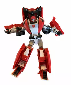 Hasbro Tomy Transformers Robot Truck Car Red C-1063B Thunder Bumble Optimus - Picture 1 of 7
