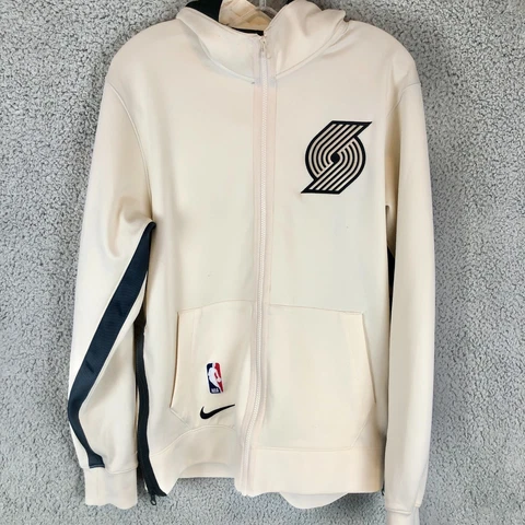Nike NBA Portland Trail Blazers Showtime Therma Flex Hoodie Jacket Size Small Cover