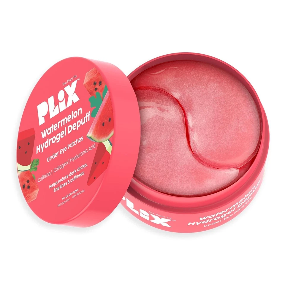PLIX - THE PLANT FIX Watermelon Hydrogel Under Eye Patches for Dark Circles - Image 1 of 4