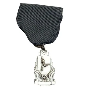 Pat Dengis Memorial Marathon Medal Annapolis-to-Baltimore Sterling Silver 1942 - Picture 1 of 6