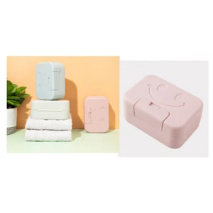Seifendose Seifenschalen Box Abdichtung geschlossen Dichtung Tragbarse Rosa Farb - Bild 1 von 1