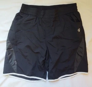 Bontrager Medium Dual Sport Cycling Shorts Logo Women's Black White CuIssard NWT - Picture 1 of 7