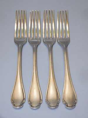 -4 FOURCHETTES CHRISTOFLE Modèle Pompadour ?  déco TABLE de FETES VITRINE    D - Photo 1/4