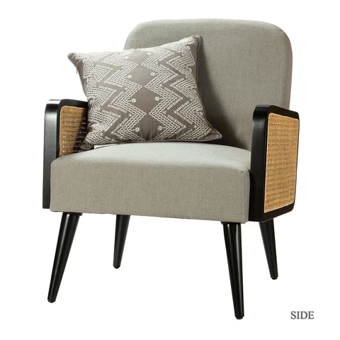 Karat Home Elva Accent Chair - Gray  MSRP $499.00 Cover